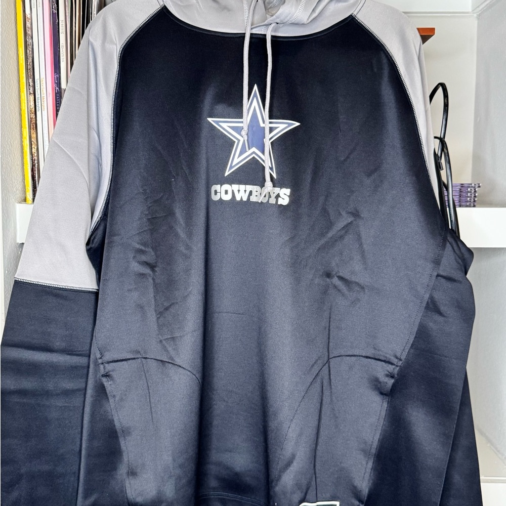 Dallas Cowboys Black and Gray Hoodie